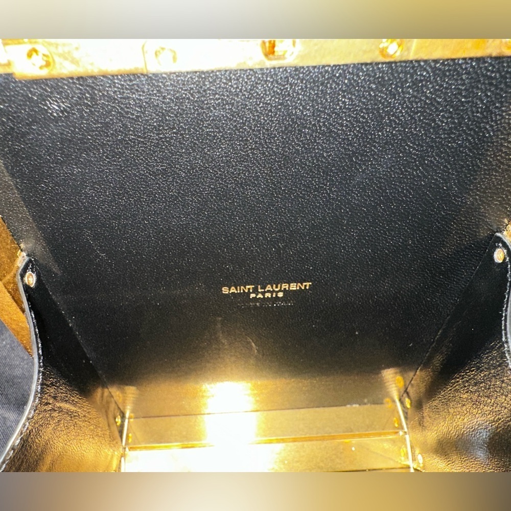 Saint Laurent Marble Pattern Tuxedo Box Bag - Picture 9 of 15